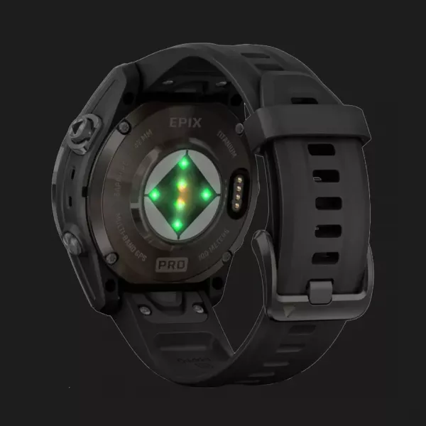 Garmin Epix Pro (Gen 2) Sapphire 42mm Carbon Gray DLC Titanium with Black Band