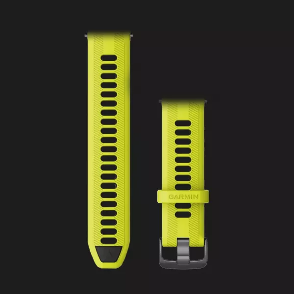 Ремінець Garmin 22mm Forerunner Amp Yellow/Black Band (010-11251-AE)
