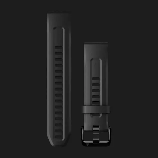 Ремінець Garmin 20mm QuickFit Black Silicone Band (010-13102-00)