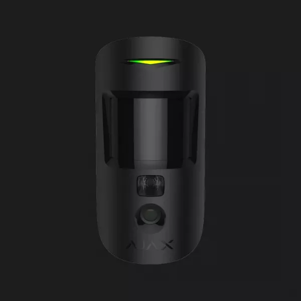 Датчик руху з фотофіксацією Ajax MotionCam, Jeweler, бездротовий, (Black)