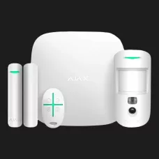 Комплект охоронної сигналізації Ajax StarterKit Cam Plus (White)
