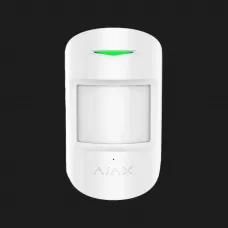 Датчик руху та розбиття скла Ajax CombiProtect, Jeweller, бездротовий (White)