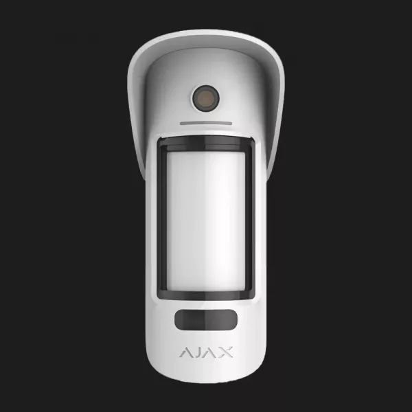 Бездротовий датчик руху з камерою та фото по запиту Ajax MotionCam Outdoor PhOD, Jeweller, (White)