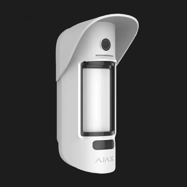 Бездротовий датчик руху з камерою та фото по запиту Ajax MotionCam Outdoor PhOD, Jeweller, (White)