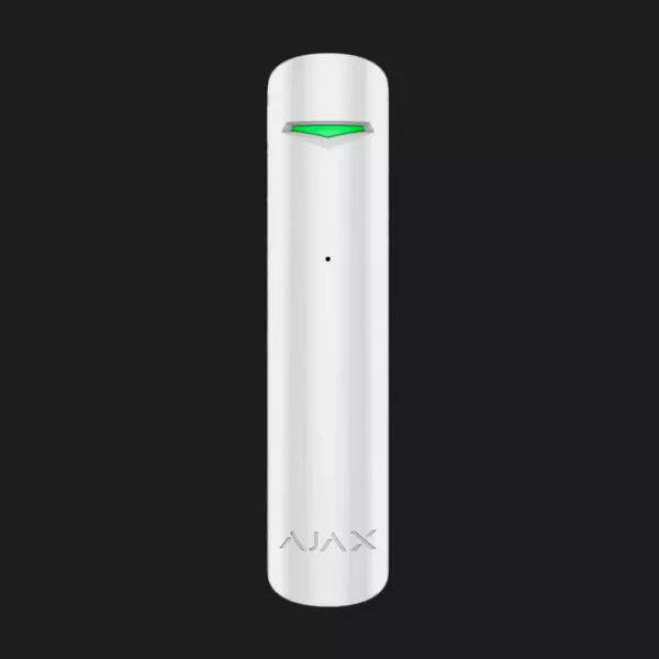 Датчик розбиття скла Ajax GlassProtect бездротовий, Jeweller (White)