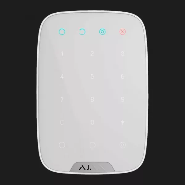 Бездротова сенсорна клавіатура Ajax KeyPad (White)
