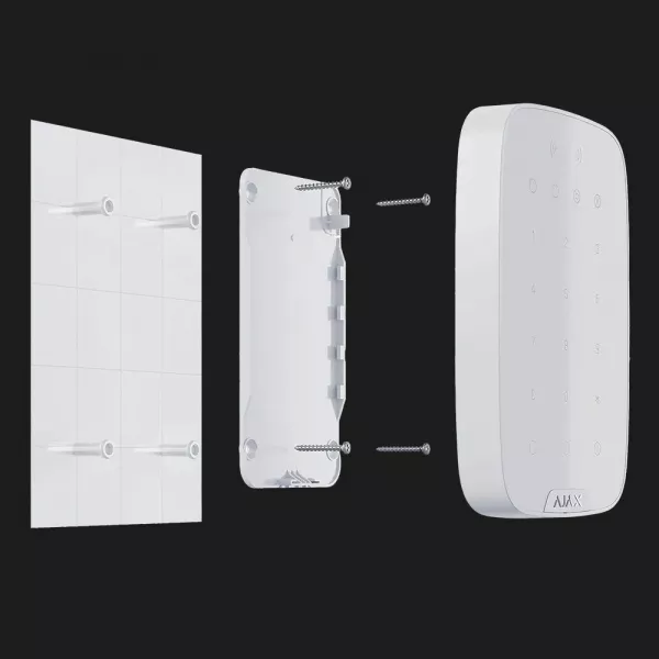 Бездротова сенсорна клавіатура Ajax Keypad Plus (White)