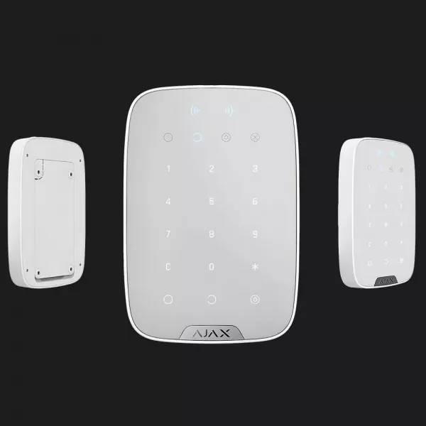 Бездротова сенсорна клавіатура Ajax Keypad Plus (White)