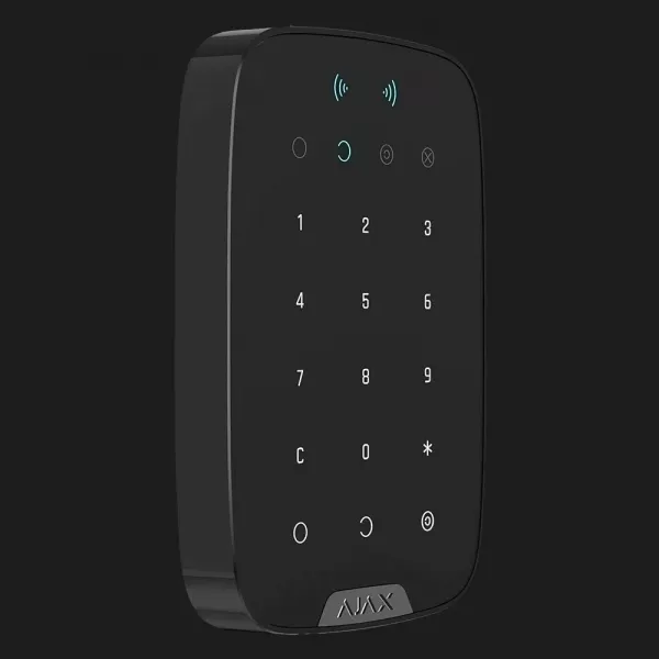 Бездротова сенсорна клавіатура Ajax Keypad Plus (Black)