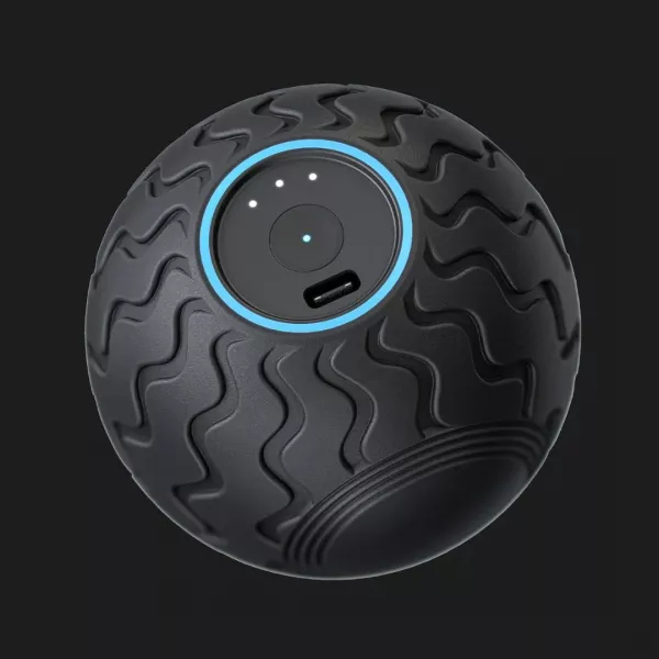 Вібруючий масажний м'яч Theragun Wave Solo (Black)