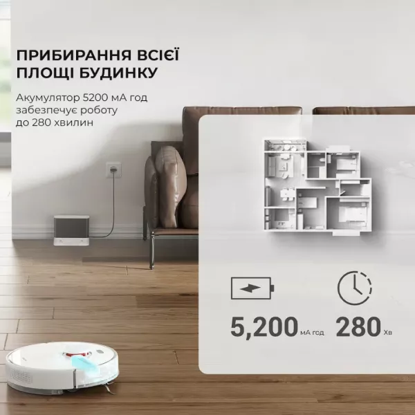 Робот-пилосос Dreame Bot D10s (White)