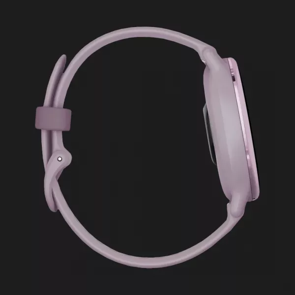Garmin Vivoactive 5 Metallic Orchid Aluminum Bezel with Orchid Case and Silicone Band