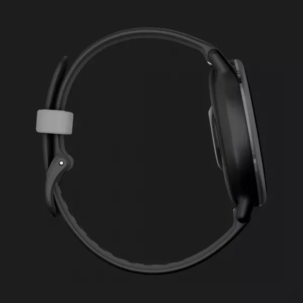 Garmin Vivoactive 5 Slate Aluminum Bezel with Black Case and Silicone Band