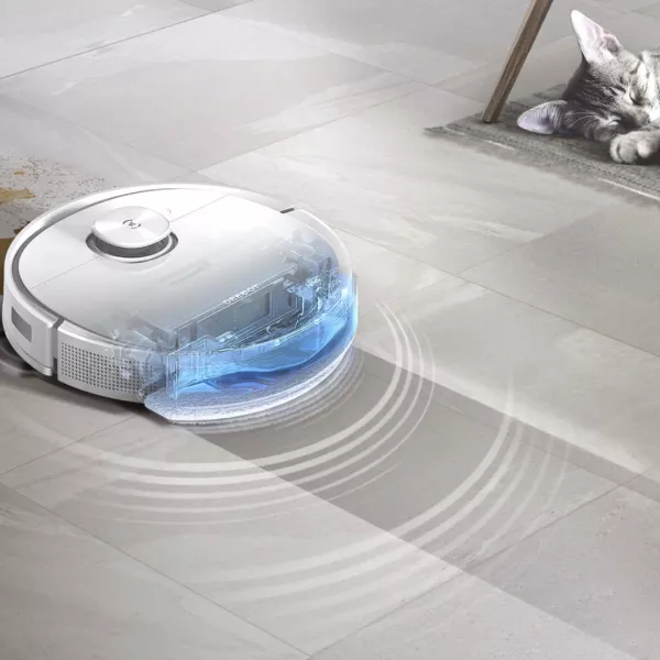 Робот-пилосос Ecovacs Deebot Ozmo T9 Plus (White) (Standard)