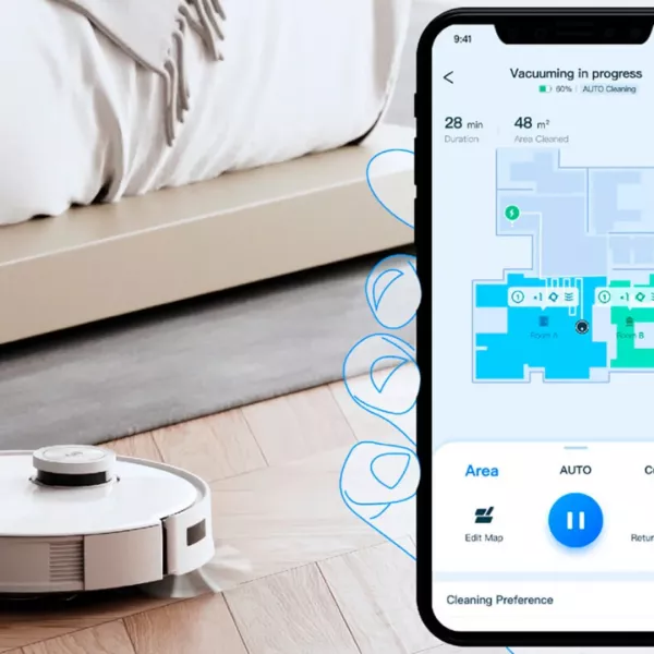 Робот-пилосос Ecovacs Deebot Ozmo T10 Plus (White)