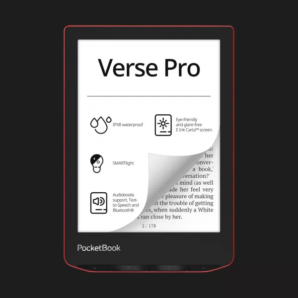 Електронна книга PocketBook 634 (Passion Red)