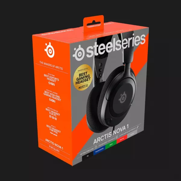 Ігрова гарнітура SteelSeries Arctis Nova 1 (Black)