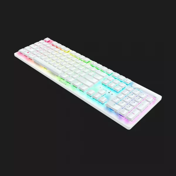 Клавіатура механічна RAZER DeathStalker V2 Pro, Purple Switch, (White) (RZ03-04363500-R3M1) (UA)