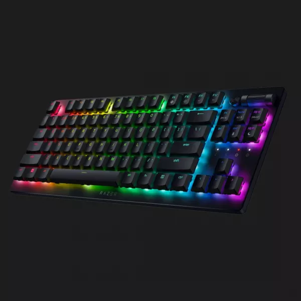 Клавіатура механічна RAZER DeathStalker V2 Pro TKL, Red Switch, (Black) (RZ03-04370800-R3R1) (UA)