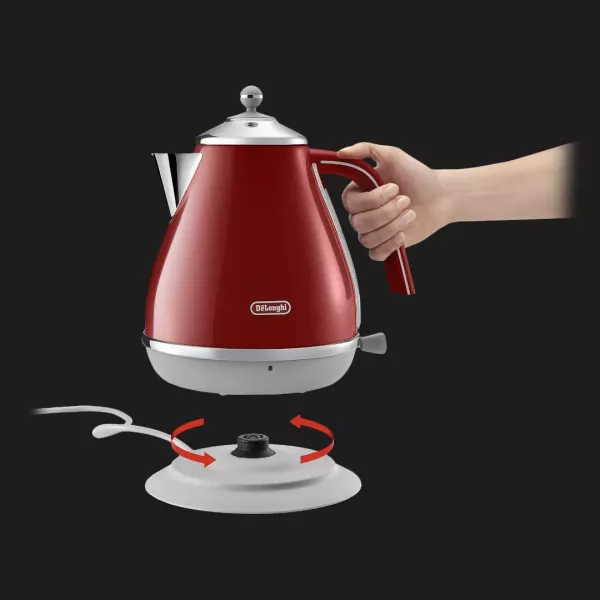 Електрочайник DeLonghi Icona Capitals (Red)