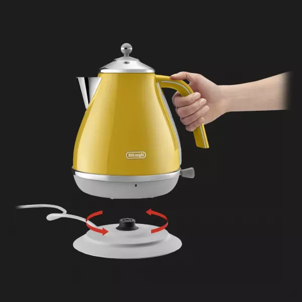 Електрочайник DeLonghi Icona Capitals (Yellow)