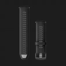Ремінець Garmin 22mm Forerunner Black/Powder Gray Bands (010-11251-9Y)