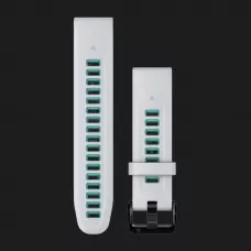 Ремінець Garmin 20mm QuickFit Whitestone/Aqua Silicone Bands (010-13279-07)