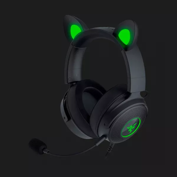Ігрова гарнітура RAZER Kraken Kitty Ed V2 Pro (Black) (RZ04-04510100-R3M1)