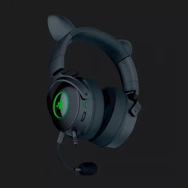 Ігрова гарнітура RAZER Kraken Kitty Ed V2 Pro (Black) (RZ04-04510100-R3M1)