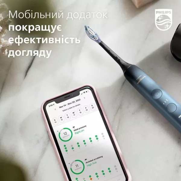 Зубна електрощітка Philips Sonicare DiamondClean Prestige 9000 (Black)