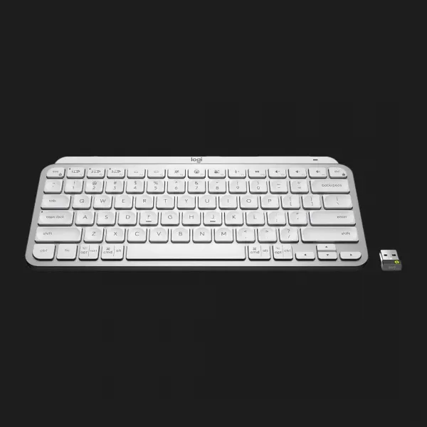 Клавіатура бездротова Logitech MX Keys Mini For Mac Minimalist Wireless Illuminated (Pale Gray) (UA)