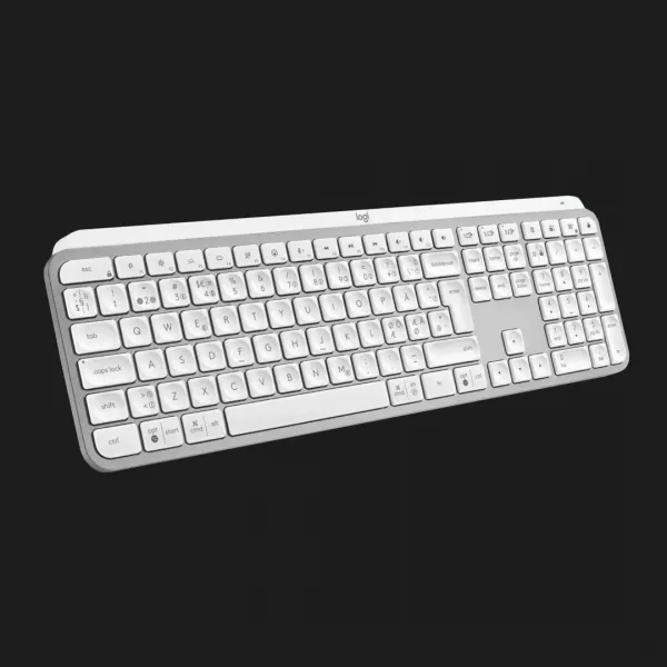 Клавіатура бездротова Logitech MX Keys S (Pale Gray) (UA)