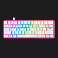 Клавіатура ігрова HyperX Alloy Origin 60 Red USB RGB ENG/RU (Pink) (UA)