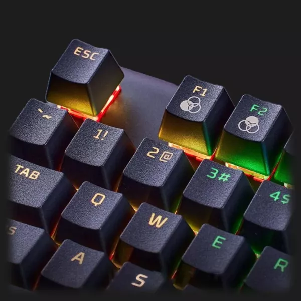 Клавіатура ігрова HyperX Alloy Origins Core PBT Red USB RGB ENG/UA (Black) (UA)