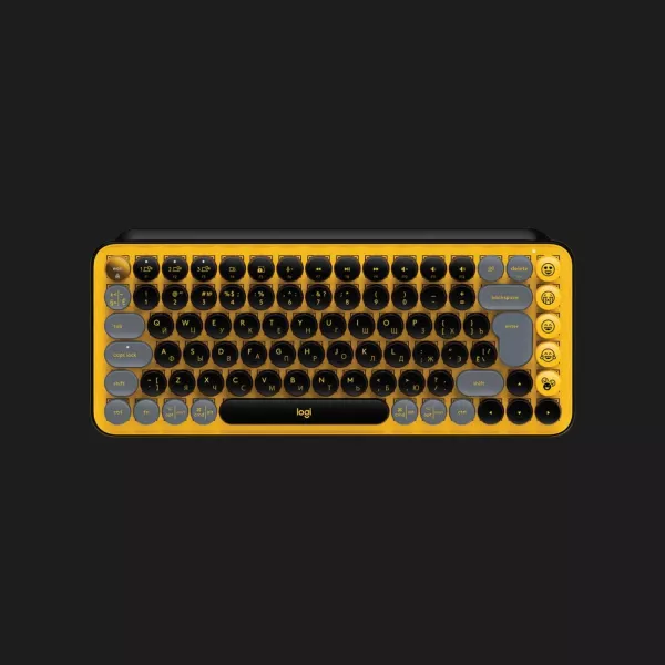 Клавіатура бездротова Logitech Pop Wireless Blast Yellow (UA)