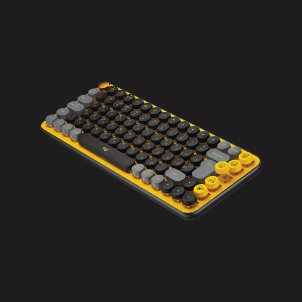 Клавіатура бездротова Logitech Pop Wireless Blast Yellow (UA)