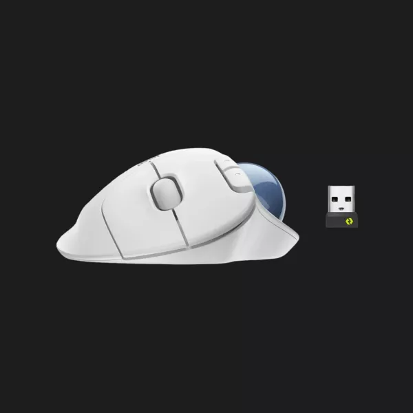Миша бездротова Logitech Trackball Ergo M575 For Business Off White (UA)