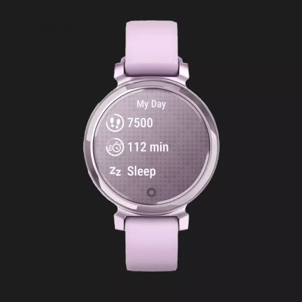 Garmin Lily 2 Metallic Lilac with Lilac Silicone Band