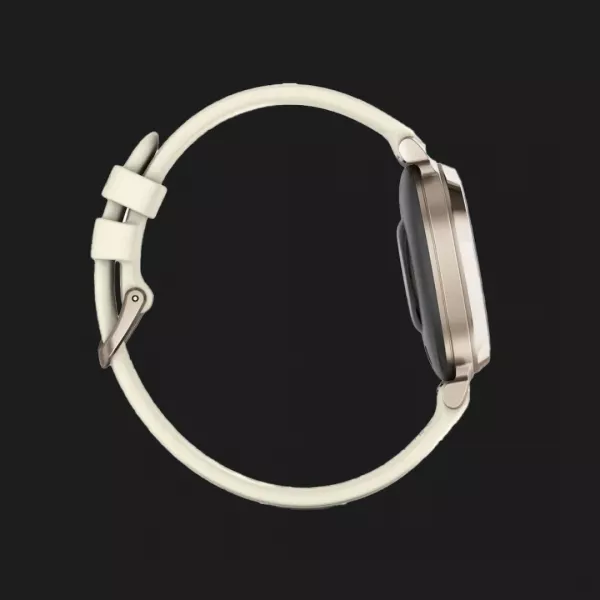 Garmin Lily 2 Cream Gold with Coconut Silicone Band