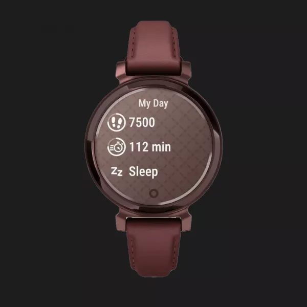 Garmin Lily 2 Classic Dark Bronze with Mulberry Leather Band