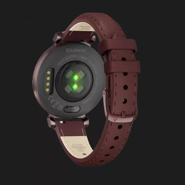 Garmin Lily 2 Classic Dark Bronze with Mulberry Leather Band