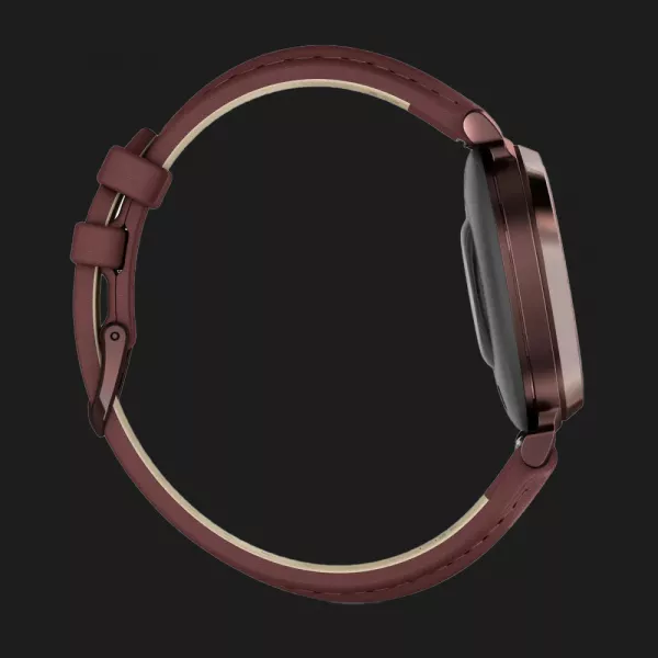 Garmin Lily 2 Classic Dark Bronze with Mulberry Leather Band
