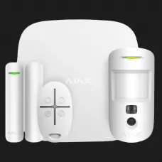 Комплект охоронної сигналізації Ajax StarterKit Cam (White)