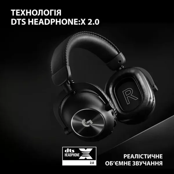 Ігрові навушники Logitech G Pro X2 Wireless LightSpeed (Black) (UA)