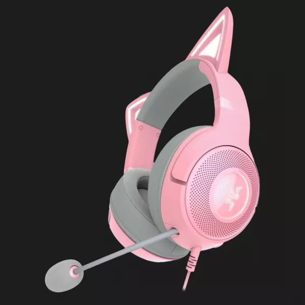 Ігрова гарнітура RAZER Kraken Kitty V2 (Quartz) (RZ04-04730200-R3M1) (UA)