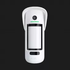 Датчик руху вуличний з фотофіксацією Ajax MotionCam Outdoor, Jeweler, бездротовий (White)
