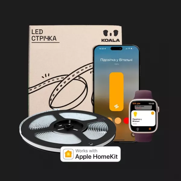 Розумна LED стрічка 3м, Koala