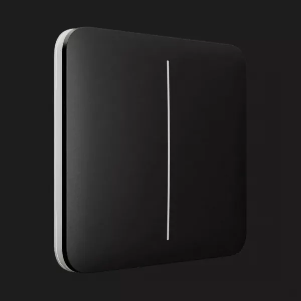 Вимикач двоклавішний Ajax LightSwitch (Black)