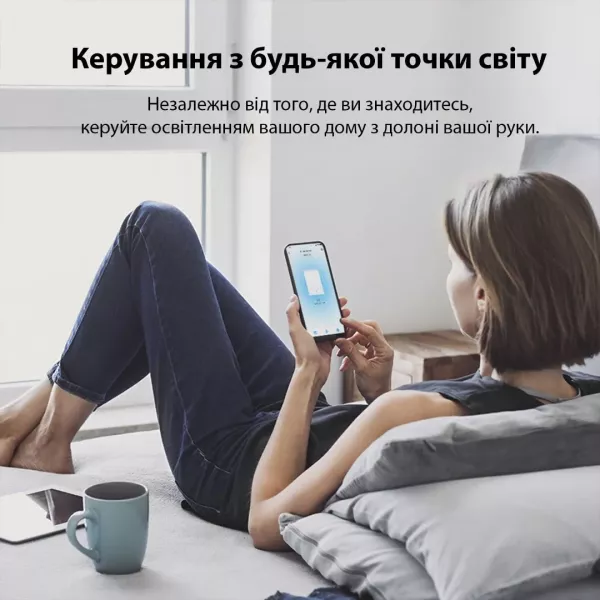 Розумний вимикач світла TP-LINK Tapo S220, 2-канальний 1-сторонній