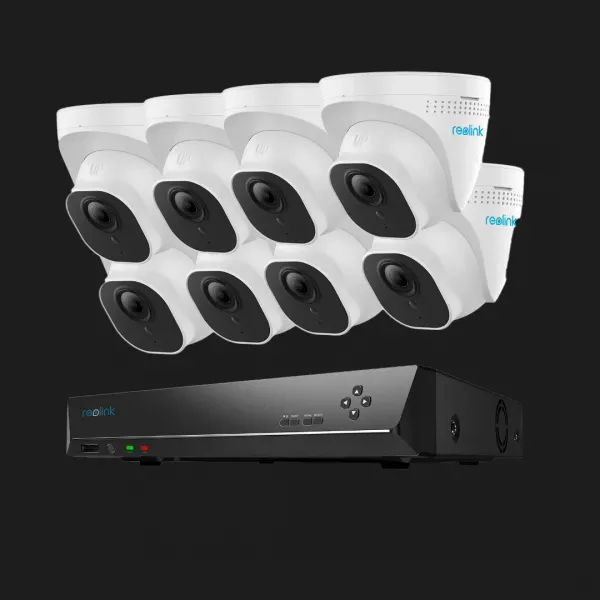 Комплект відеоспостереження Reolink RLK16-800D8 (White)